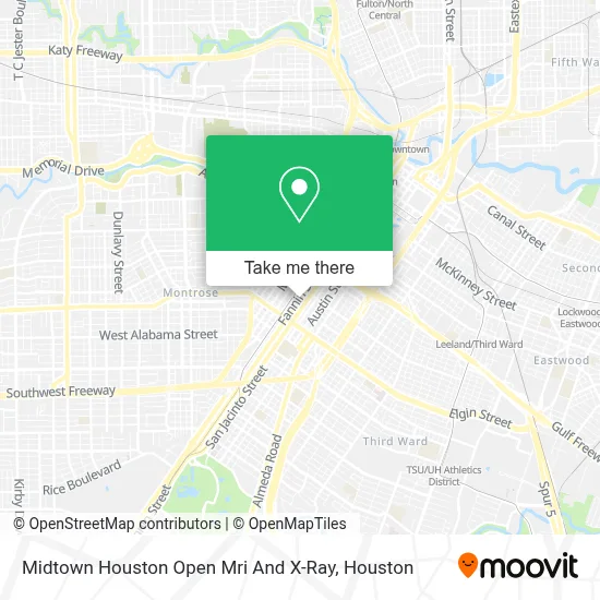 Midtown Houston Open Mri And X-Ray map