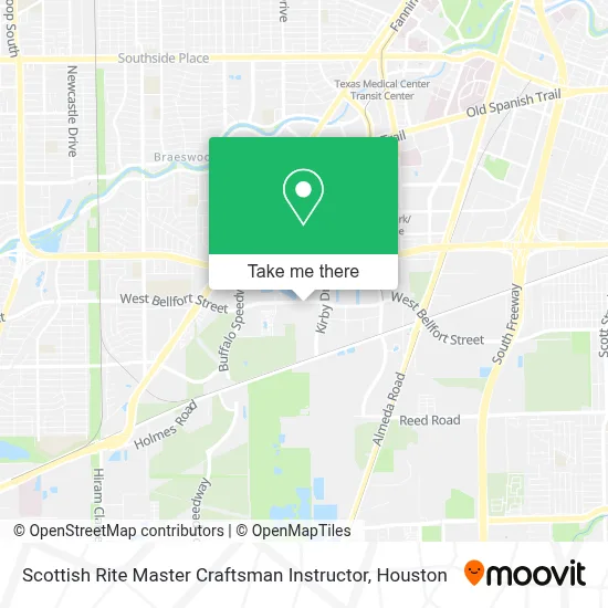 Scottish Rite Master Craftsman Instructor map
