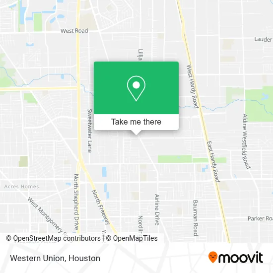Western Union map