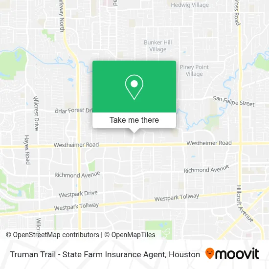 Truman Trail - State Farm Insurance Agent map