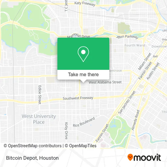 Bitcoin Depot map