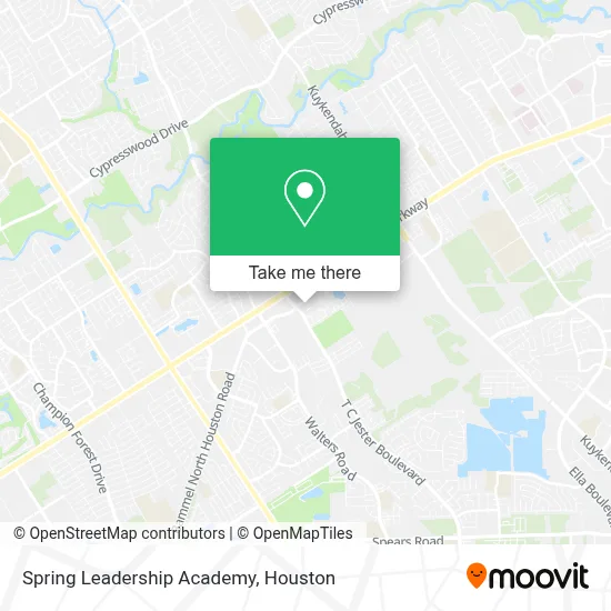 Spring Leadership Academy map
