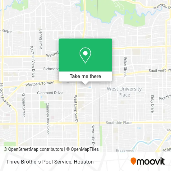 Three Brothers Pool Service map