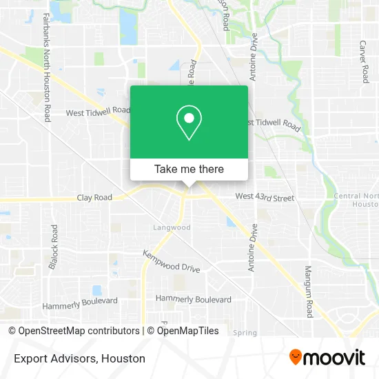 Export Advisors map