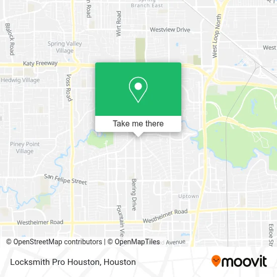 Locksmith Pro Houston map