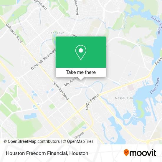 Houston Freedom Financial map