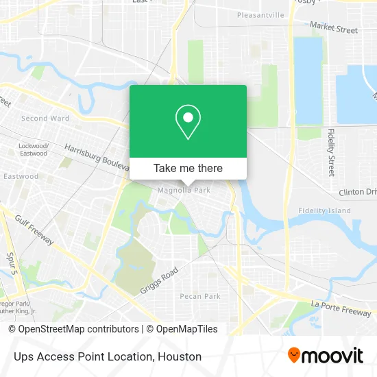 Ups Access Point Location map