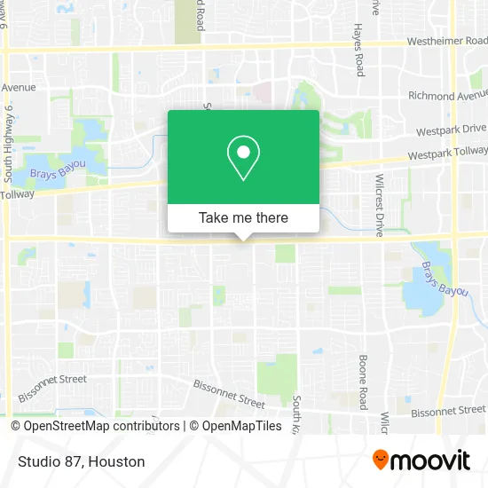 Studio 87 map