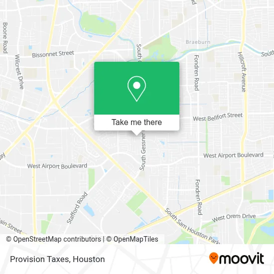 Provision Taxes map