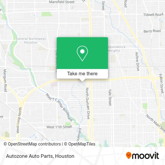 Autozone Auto Parts map