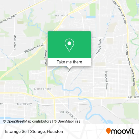 Istorage Self Storage map