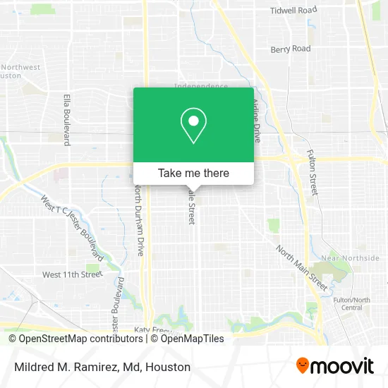 Mildred M. Ramirez, Md map