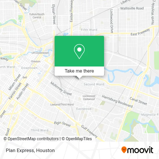 Plan Express map