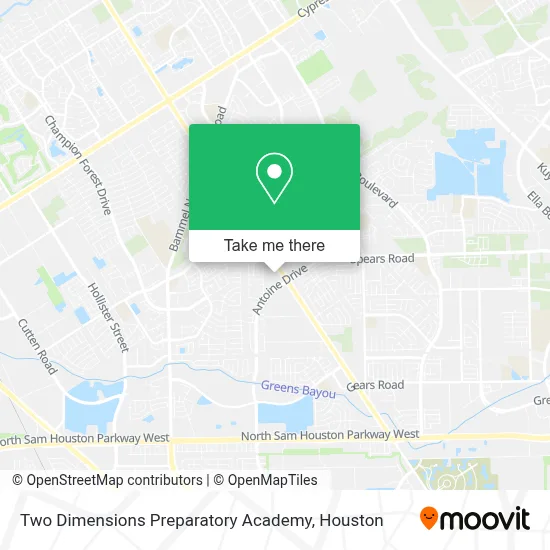Two Dimensions Preparatory Academy map