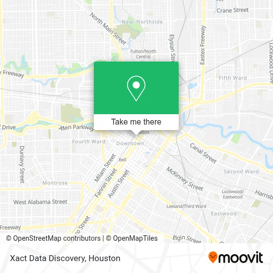 Xact Data Discovery map