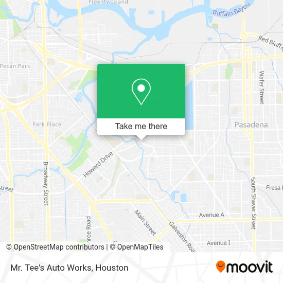 Mr. Tee's Auto Works map