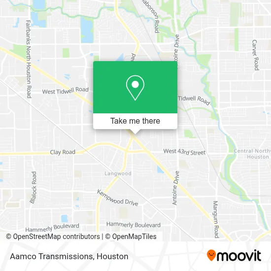 Aamco Transmissions map