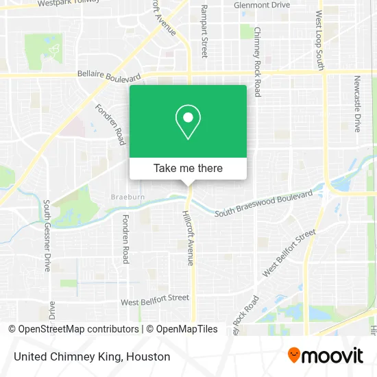 United Chimney King map