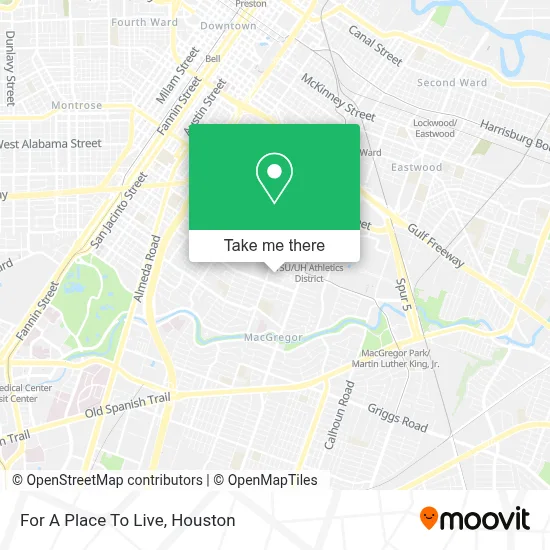 For A Place To Live map