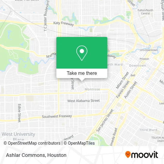 Ashlar Commons map