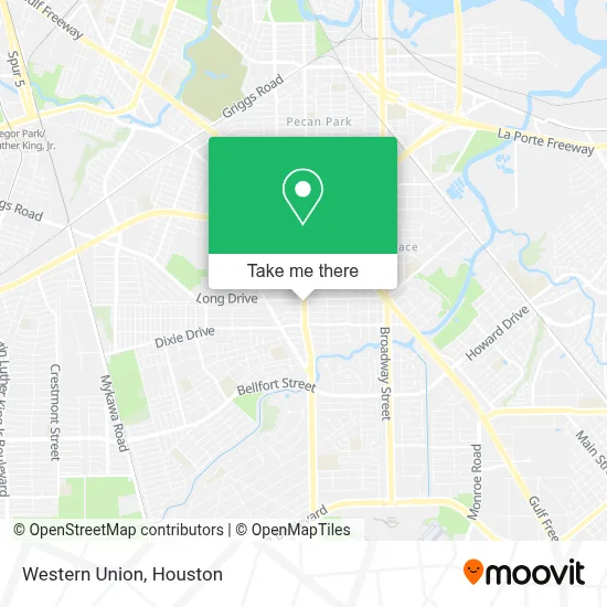 Western Union map
