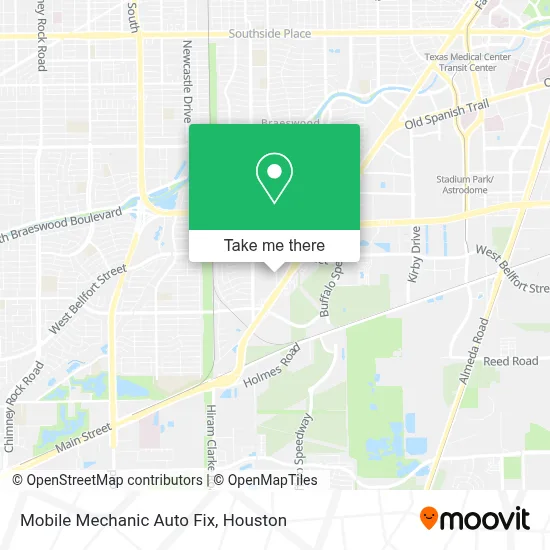 Mobile Mechanic Auto Fix map