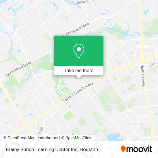 Brainy Bunch Learning Center Inc map