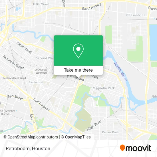 Retroboom map