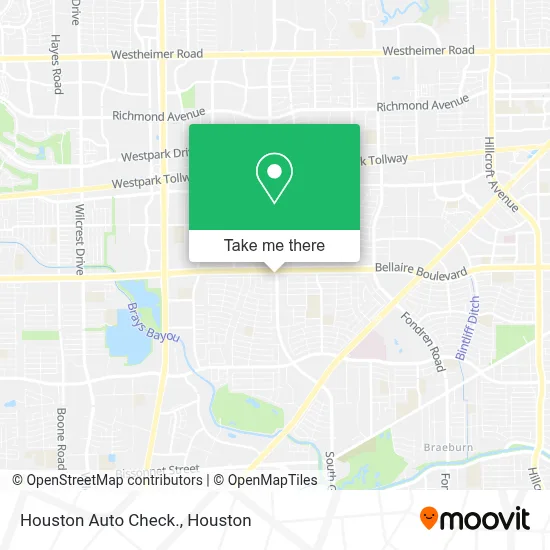 Houston Auto Check. map