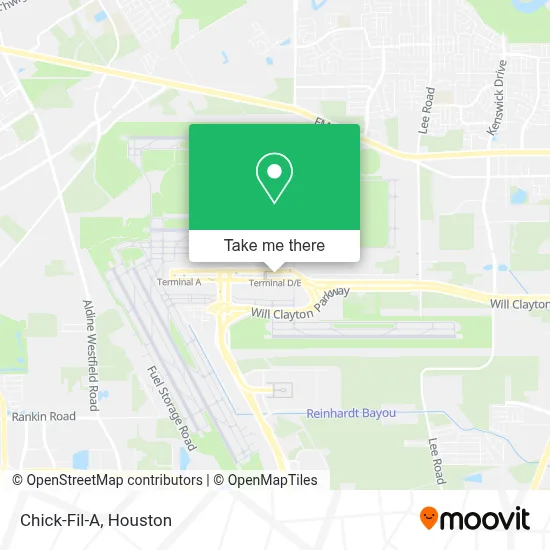 Chick-Fil-A map