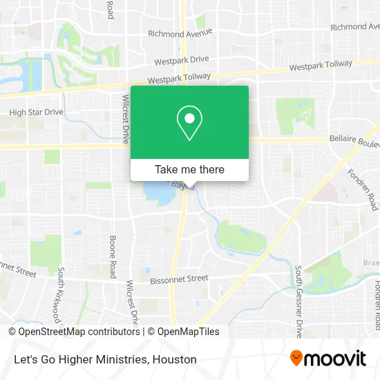 Let's Go Higher Ministries map