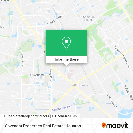 Covenant Properties Real Estate map