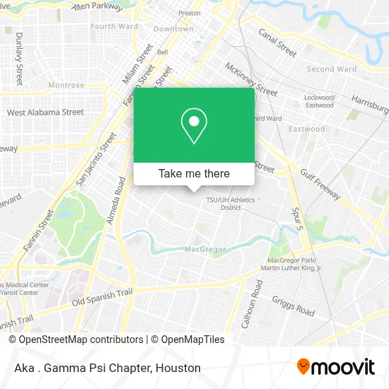 Aka . Gamma Psi Chapter map