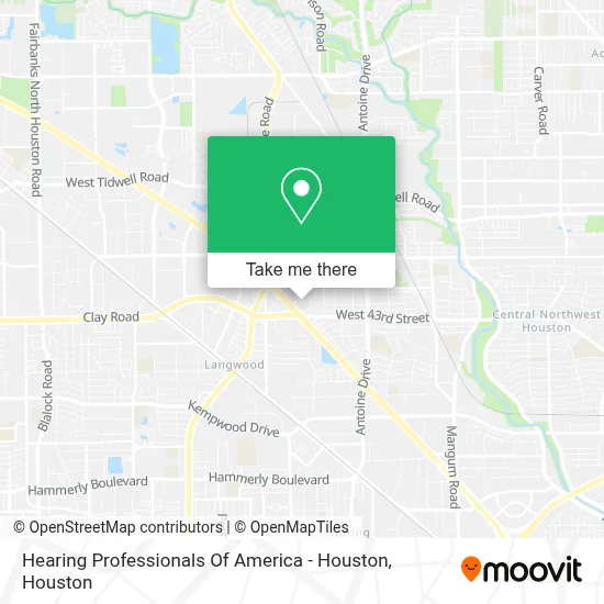 Hearing Professionals Of America - Houston map