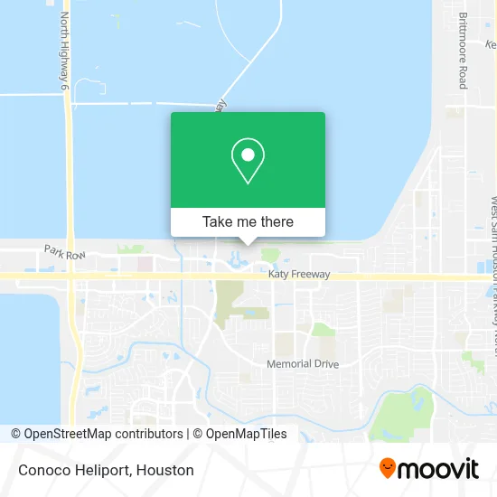 Conoco Heliport map