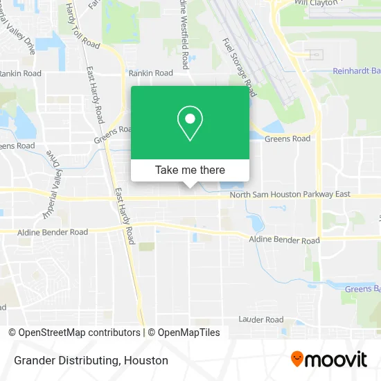 Grander Distributing map