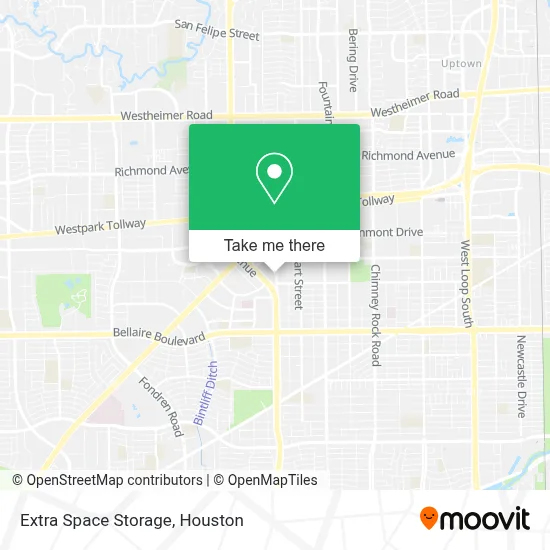 Extra Space Storage map