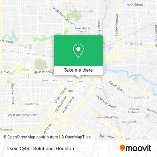 Texas Cyber Solutions map
