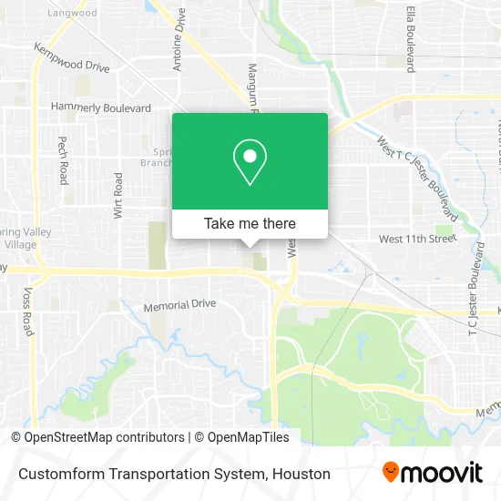 Customform Transportation System map