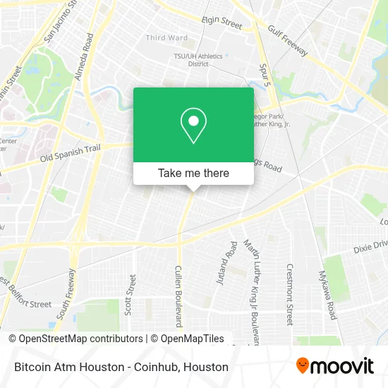 Bitcoin Atm Houston - Coinhub map