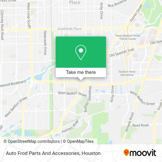 Auto Frod Parts And Accessories map