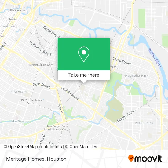 Meritage Homes map