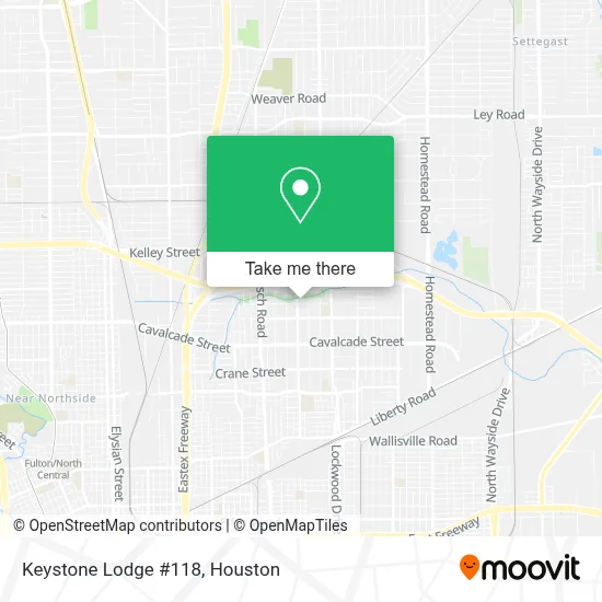 Keystone Lodge #118 map
