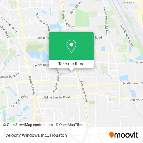 Velocity Windows Inc. map