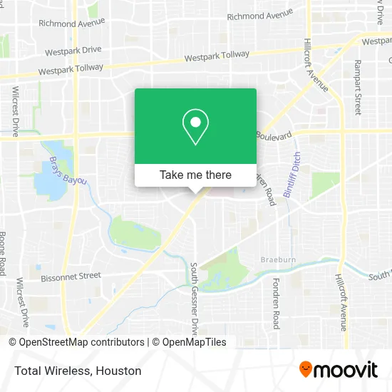 Total Wireless map