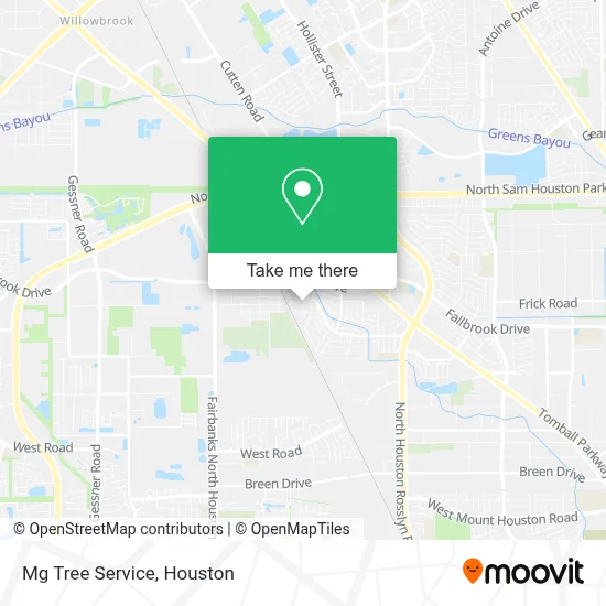 Mg Tree Service map
