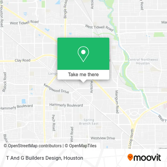 T And G Builders Design map