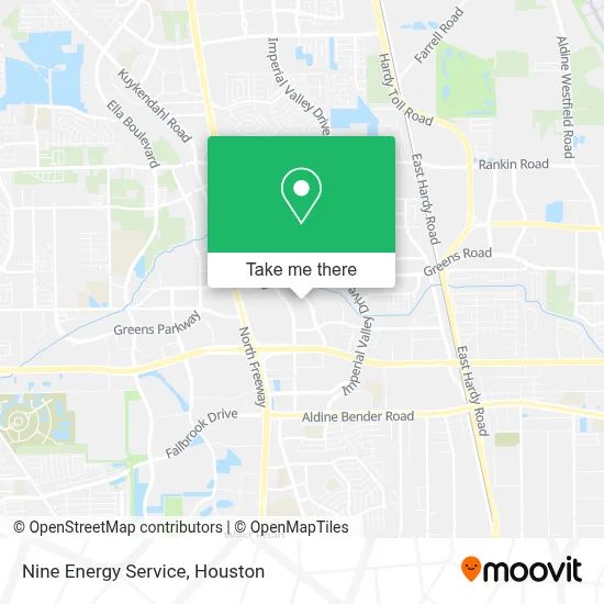 Nine Energy Service map