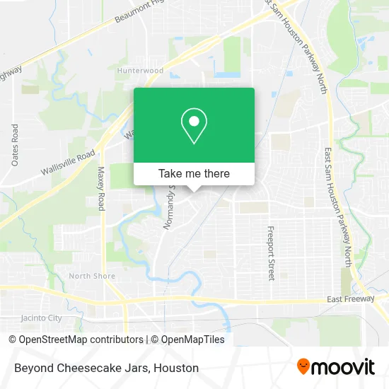 Beyond Cheesecake Jars map