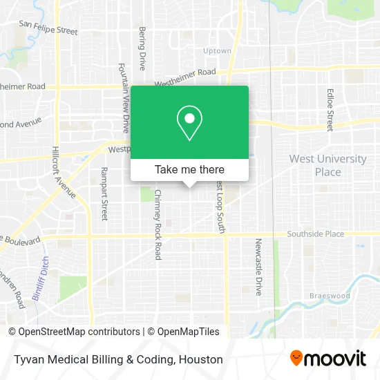 Tyvan Medical Billing & Coding map